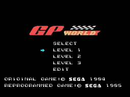 Заставка игры GP World